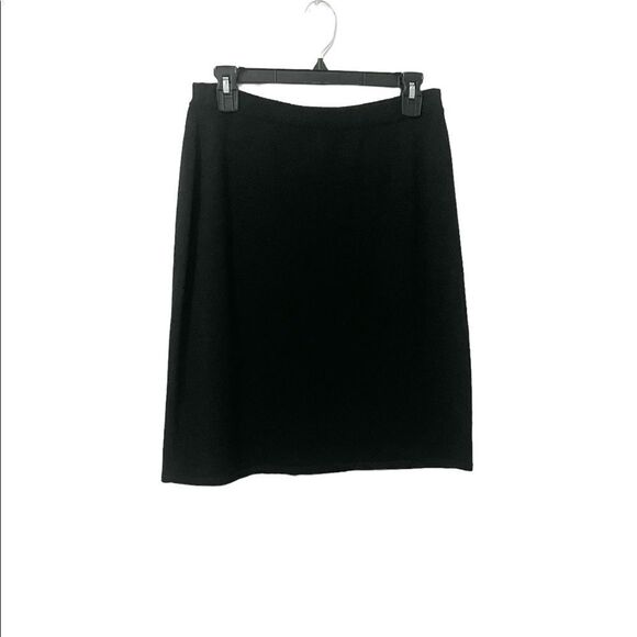 antonella preve Dresses & Skirts - Vintage Antonella Preve Black Elastic Waist Knot Skirt Size M